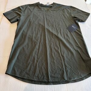 NWT BYLT Limitless Short Sleeve V Neck T Shirt Forest Green Extra Large‎ Mens